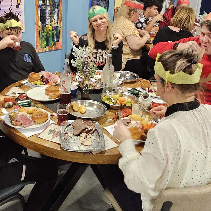 Festive feast brings joy to all!